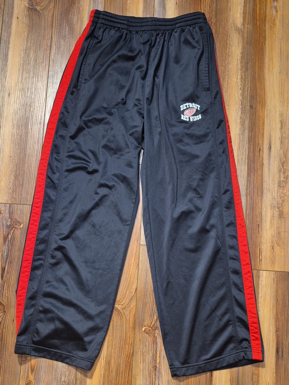 Vintage Y2K 90's Mens Detroit Red Wings Track Pants - Sz. M